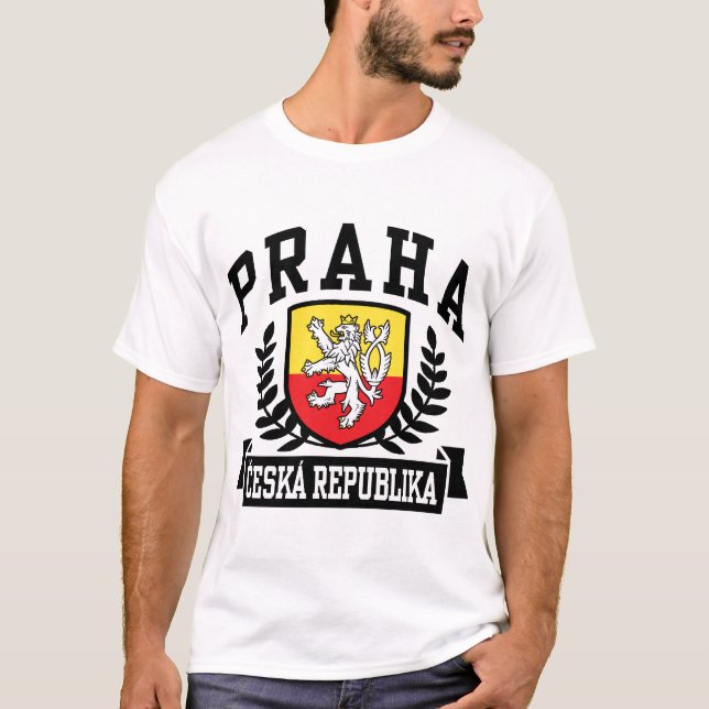 Praha Ceska Republika T-Shirt (Vorderseite)
