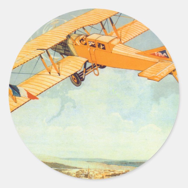 Praha ~ Franco Roumanie Runder Aufkleber (Vorderseite)