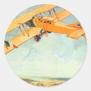 Praha ~ Franco Roumanie Runder Aufkleber