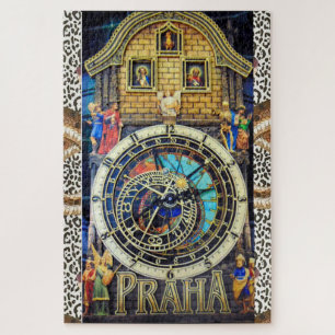 PRAHA PRAG ASTRONOMISCHE KLOCK PUZZLE