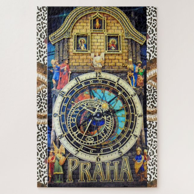 PRAHA PRAG ASTRONOMISCHE KLOCK PUZZLE (Vertikal)