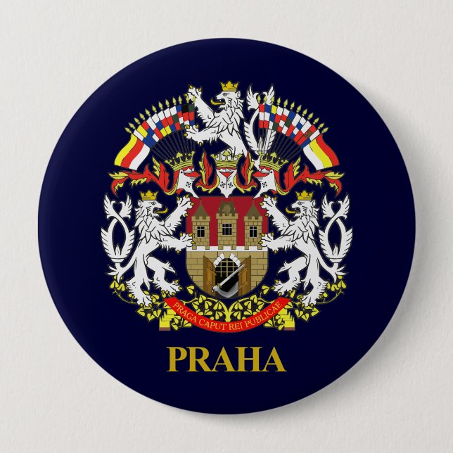 Praha (Prag) Button (Vorderseite)