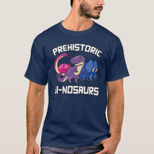 Prähistorische Binosauriers Bi-Nosauriers T-Shirt
