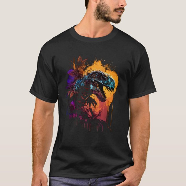 Prähistorische Dinosaurier 3 T-Shirt (Vorderseite)