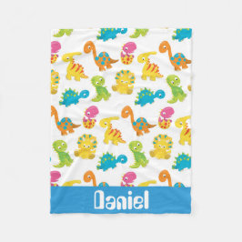 Prähistorische Dinosaurier-Muster Babydecke Fleecedecke