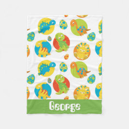 Prähistorische Dinosaurier-Muster Babydecke Fleecedecke