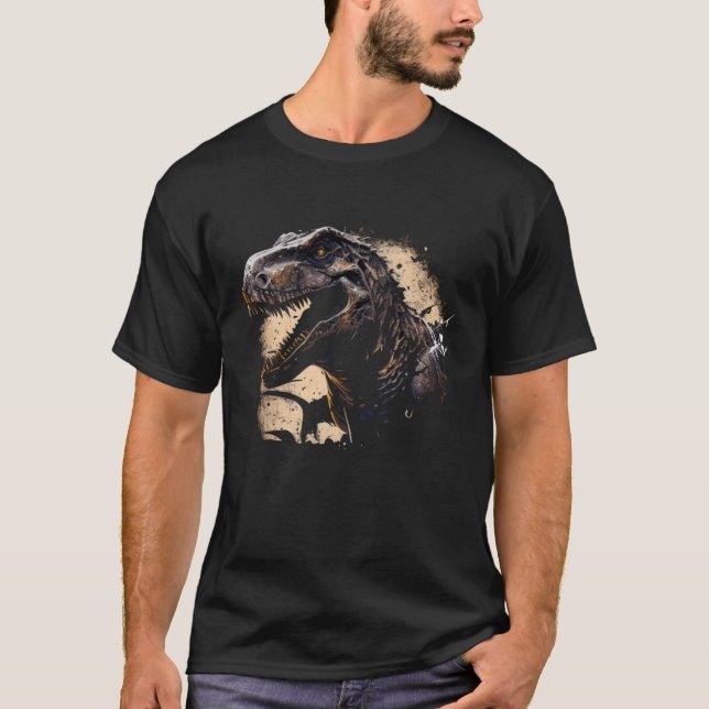 prähistorische Dinosaurier T-Shirt (Vorderseite)