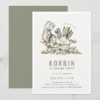 Prähistorische Dinosaurier Thema Geburtstagsparty