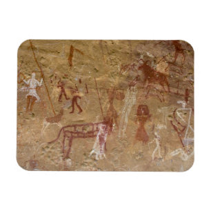 Prähistorische Felsmalereien, Akakus, Sahara Magnet