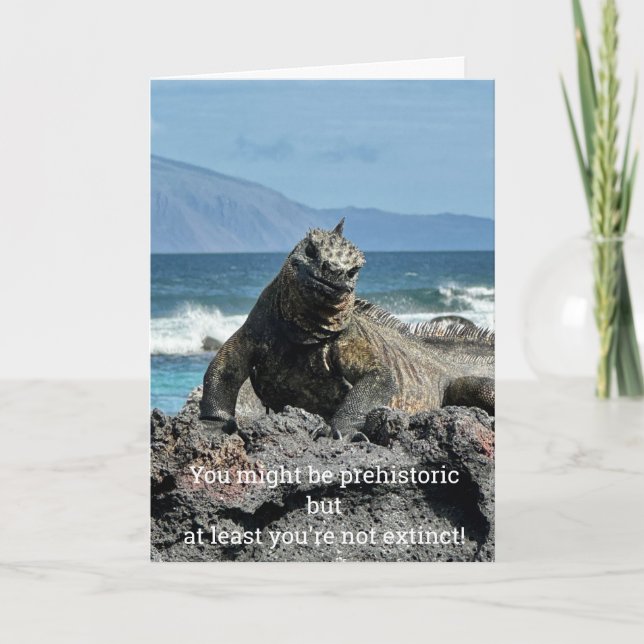 Prähistorische Geburtskarte Karte (Vorderseite)