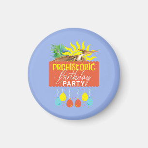Prähistorische Geburtstagspartei Pterodactyl Dino Magnet