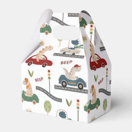 Prähistorische Gruppen von farbenfrohen Dinosaurie Geschenkschachtel