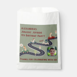 Prähistorische Gruppen von farbenfrohen Dinosaurie Geschenktütchen