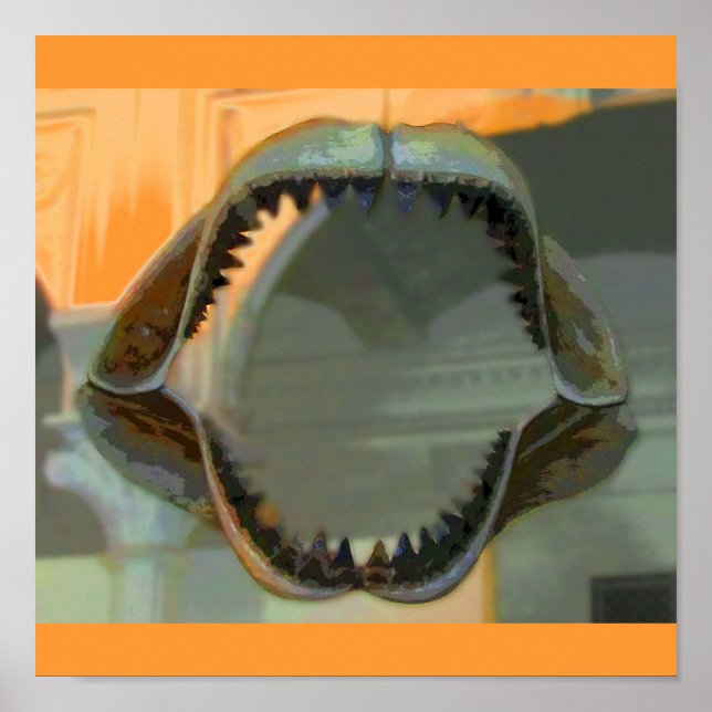 Prähistorische Jaws CB Poster (Vorne)