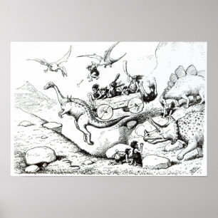 Prähistorische Päpste, 1894 Poster