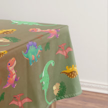 Prähistorische Party – Dinosaurier-Tischdecke - 