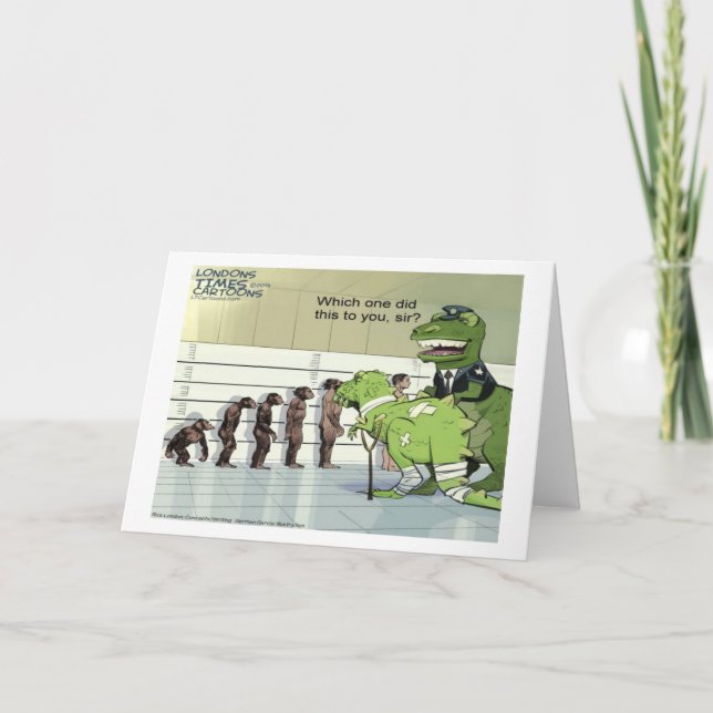 Prähistorische Polizei Lineup Karte (Vorderseite)