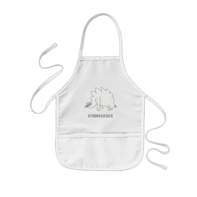 Prähistorische Stegosaurus-Schürze Kinderschürze (Vorne)