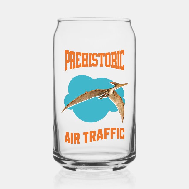 Prähistorischer Flugverkehr Pterodactylus Pilot Hu Dosenglas (Vorderseite)