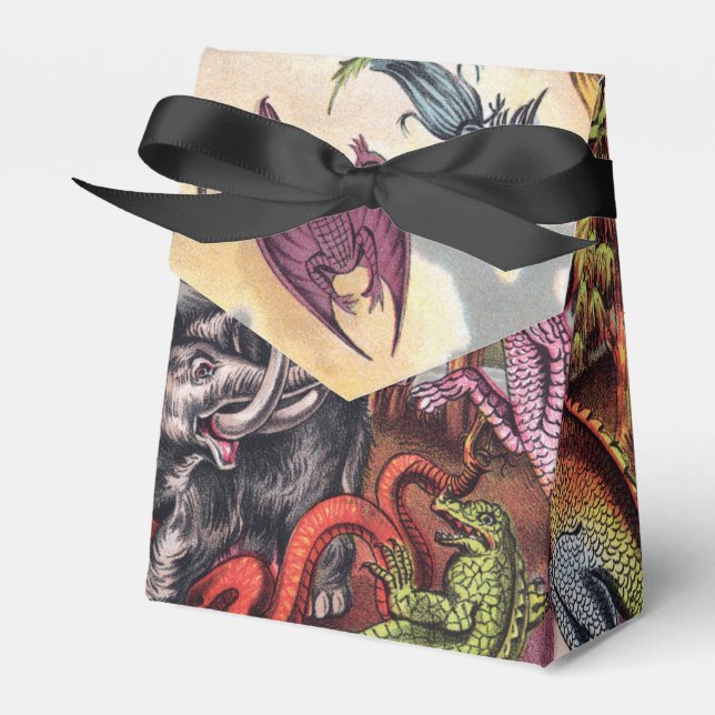 Prähistorischer Spielplatz Geschenkschachtel (Vorderseite)