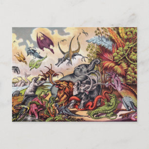 Prähistorischer Spielplatz Postkarte