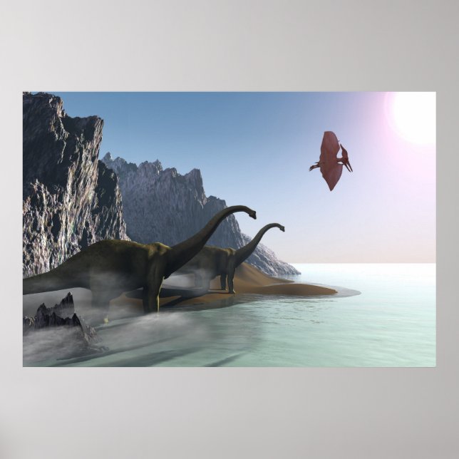 PRÄHISTORISCHER WELTDRUCK POSTER (Vorne)