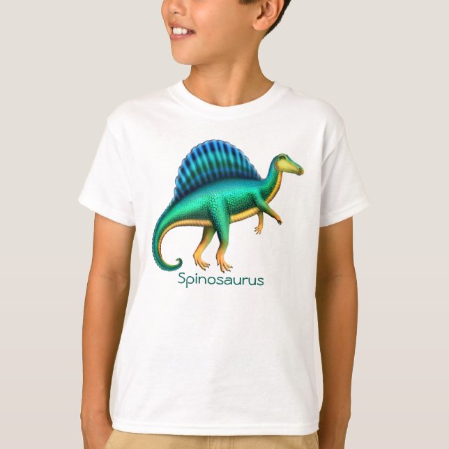 Prähistorisches Spinosaurus Dinosaur Kinder Sweats T-Shirt (Vorderseite)