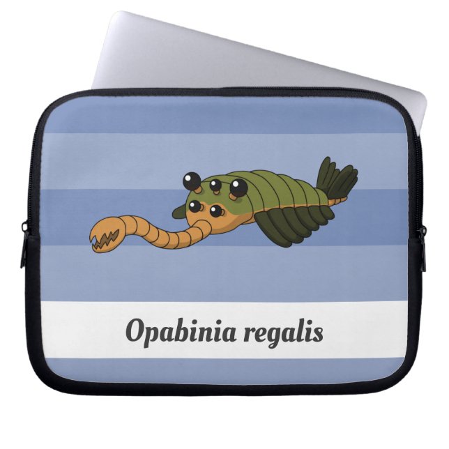 Prähistorisches Tier Opabinia regalis Laptopschutzhülle (Vorderseite)