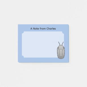 Prähistorisches Tiertrilobit Post-it Klebezettel