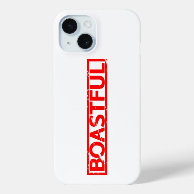 Prahlvolle Briefmarke Case-Mate iPhone Hülle (Rückseite)