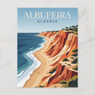 Praia da Falésia Portugal Postkarte