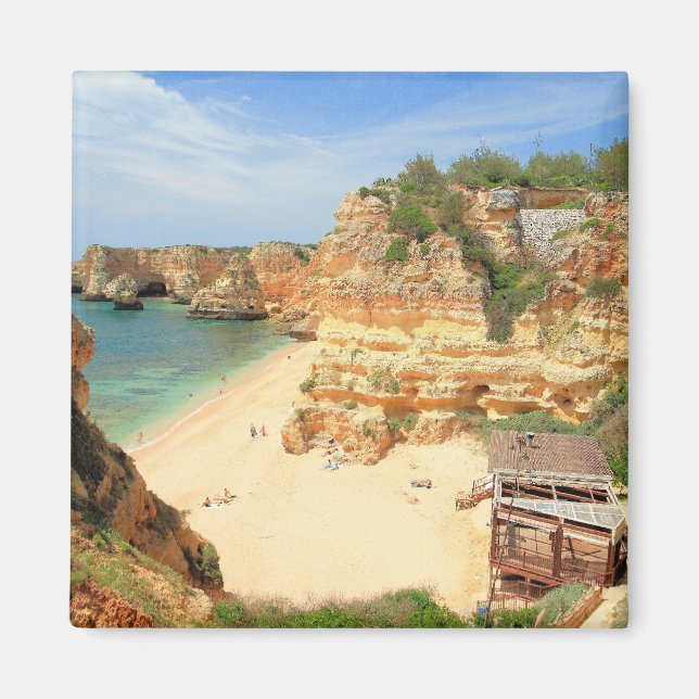 Praia da Marinha Magnet (Vorne)