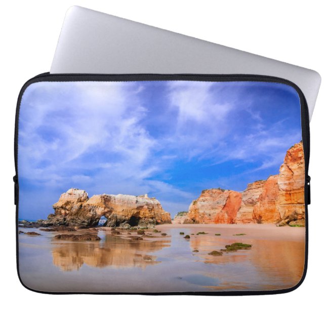 Praia da rocha Portugal Laptopschutzhülle (Vorderseite)