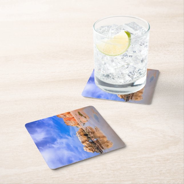 Praia da rocha Portugal Rechteckiger Pappuntersetzer (Vor Ort)