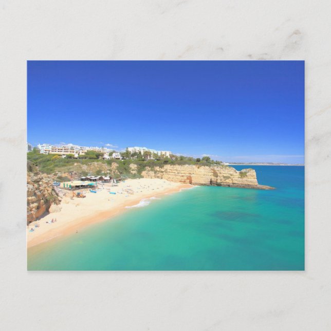 Praia da Senhora da Rocha Postkarte (Vorderseite)