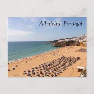 Praia dos Alemães, Albufeira, Algarve, Portugal Feiertagspostkarte