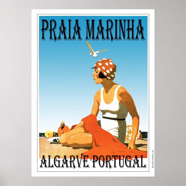 Praia Marinha Beach, Algarve Portugal Poster (Vorne)