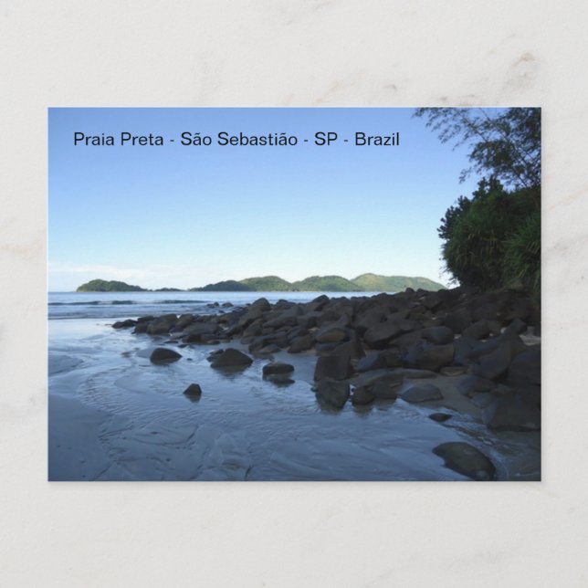 Praia Preta - Brasilien Postkarte (Vorderseite)