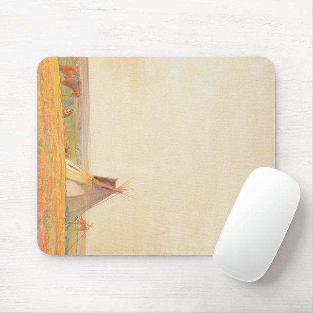 Prairie-Abend, 1919 von Maynard Dixon Mousepad (Mit Mouse)