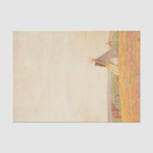 Prairie Abend von Maynard Dixon Seidenpapier