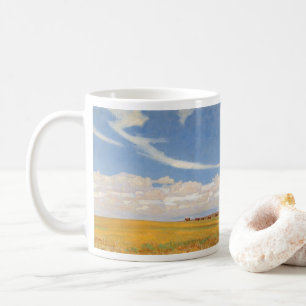Prairie After Storm von Maynard Dixon, Vintage Art Tasse