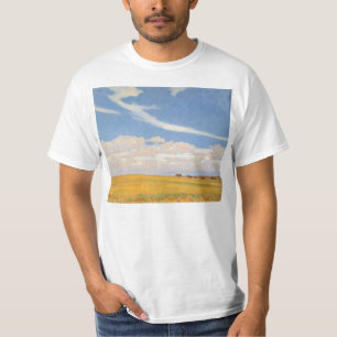 Prairie After Storm von Maynard Dixon, Vintage Kun T-Shirt