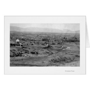 Prairie City, Oregon Birds Eye Town View