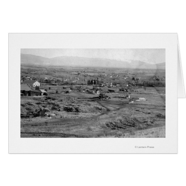 Prairie City, Oregon Birds Eye Town View (Vorderseite (Horizontal))