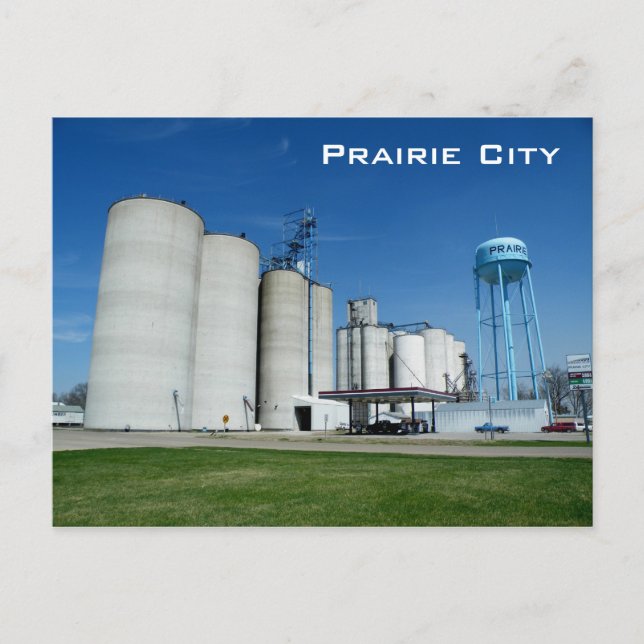 Prairie City Postkarte (Vorderseite)