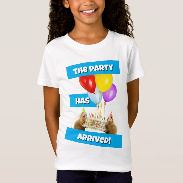 Prairie Dog Birthday Party T-Shirt (Vorderseite)
