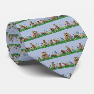 Prairie Dog Meadow Krawatte (Light Blue)