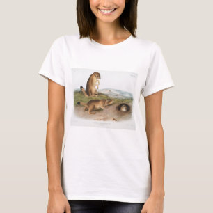 Prairie Dog oder Prairie-Marmot-Eichhörnchen-Campi T-Shirt