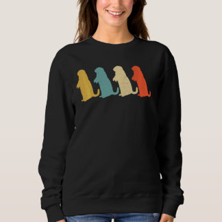 Prairie Dog Vintag Retro Rodent Animal Lover 60er Sweatshirt