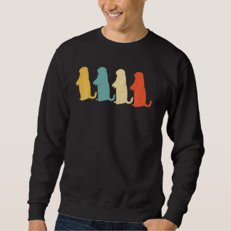 Prairie Dog Vintag Retro Rodent Animal Lover 60er Sweatshirt